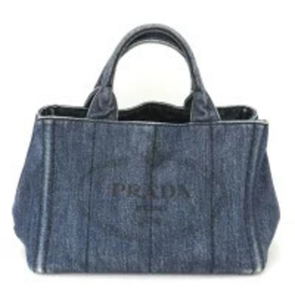 Prada Canapa Tote Bag Blue